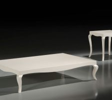 Mesa Provence de Centro e Lateral com vidro colorido